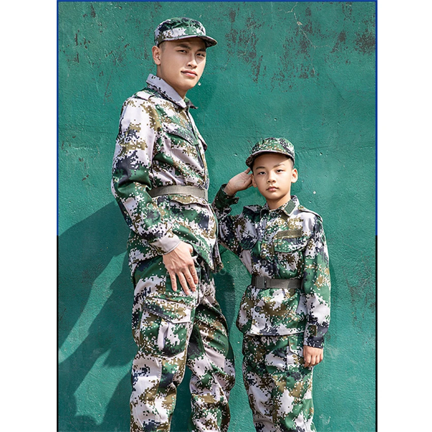 Уличная тактическая детская Военная Униформа спецназа камуфляжный мужской