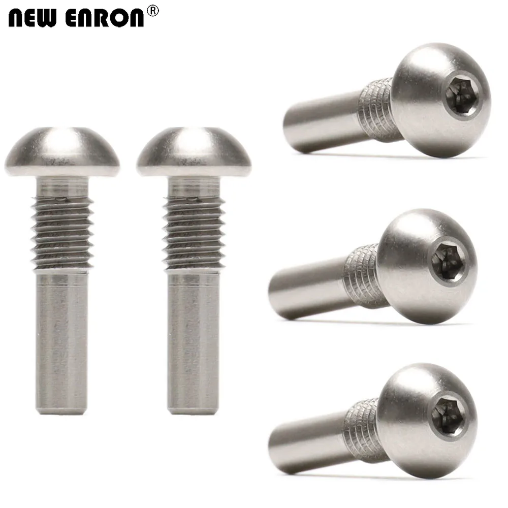 

NEW ENRON #8940 5Pcs Stainless Steel CNC Suspension Screw Pin 4x18mm For 1/10 RC Car Crawler Traxxas MAXX 4S 89076-4