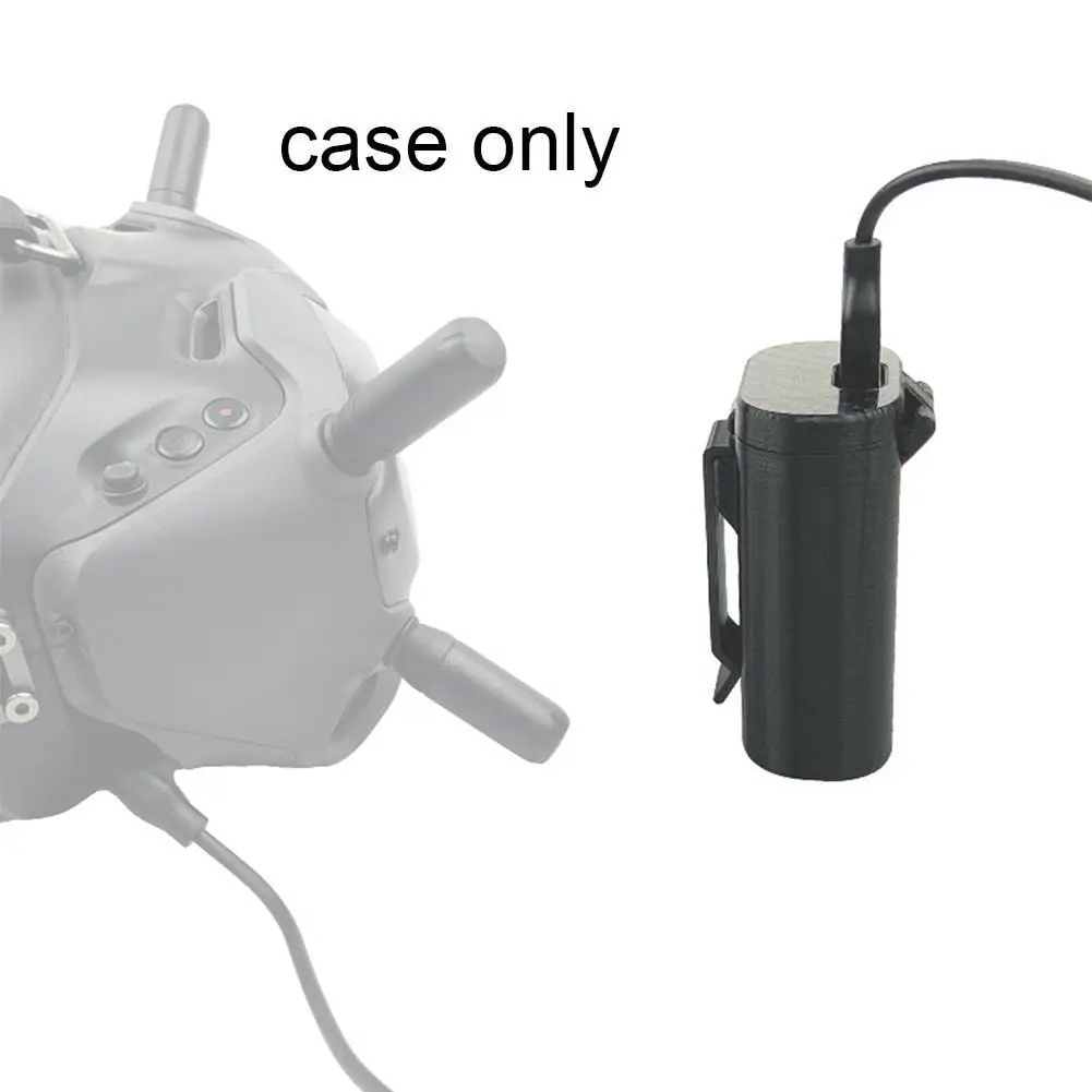 

Flight Glasses V2 Battery Comfortable Headband Rear-mounted Clip Battery Belt FPV Clip Shell For DJI Buckle Hook Fixing Box A1D2