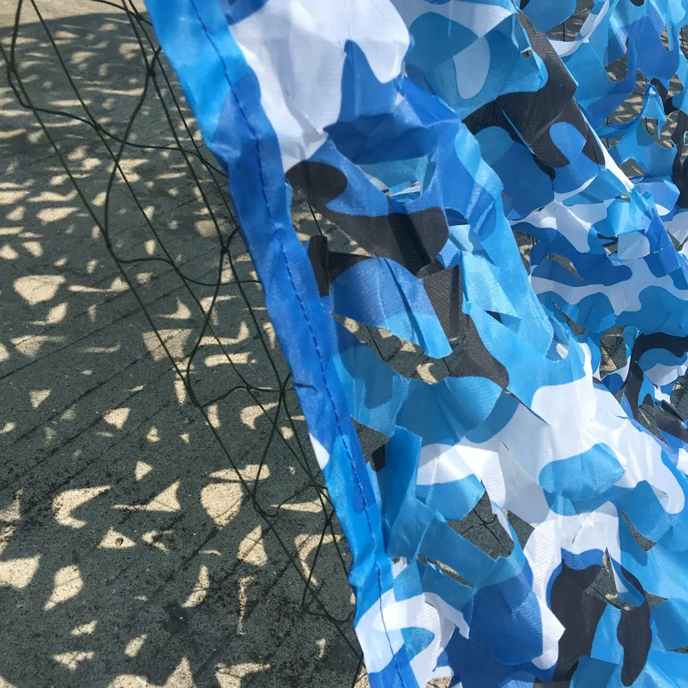 Камуфляжные сетки WELEAD 1 5x12 м армированные камуфляжные белый черный синий песок