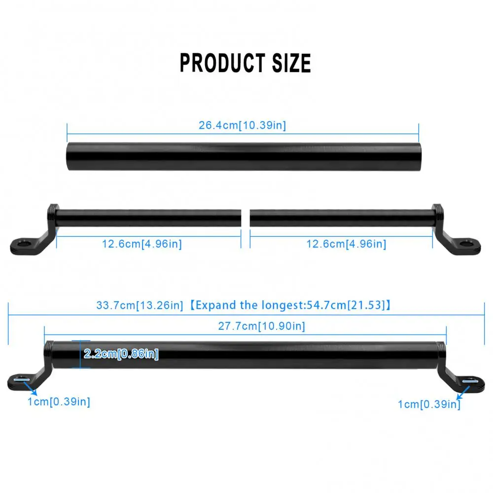 

Hot Sale 60%Reliable Motorcycle Aluminum Alloy Balance Bar HandlebarCrossbar Phone Bracket Motorcycle Accessories Supplies