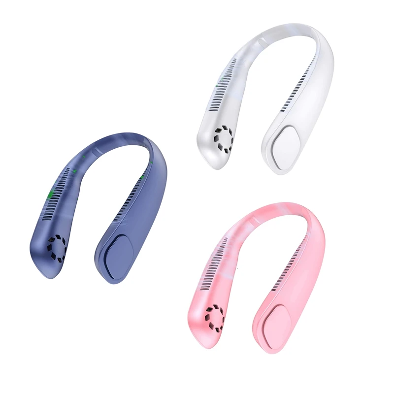 

Портативный шейный вентилятор, беслопастный переносной USB Перезаряжаемый 9000 мАч спортивный вентилятор, охлаждающий вентилятор для офиса и ...