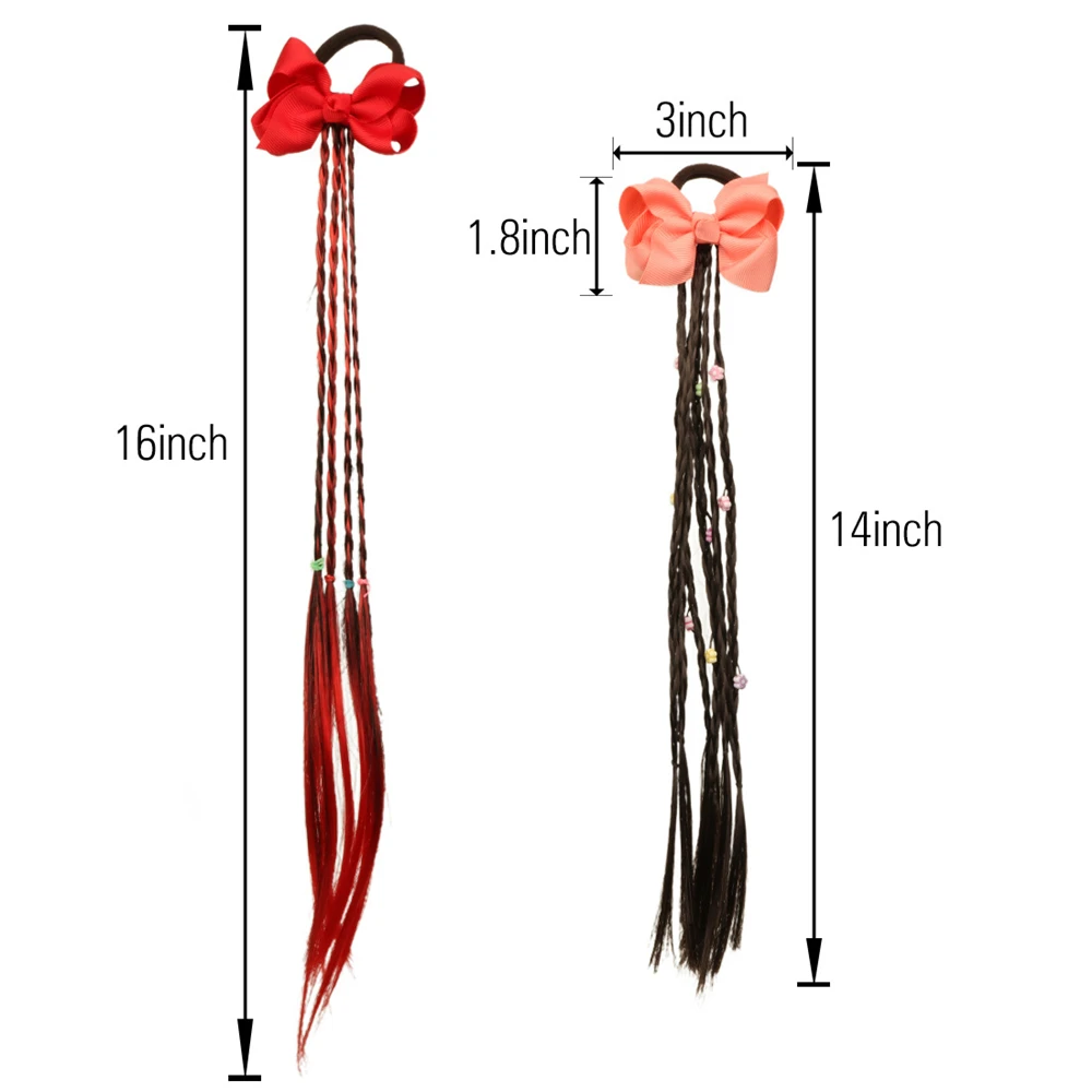Женская повязка на голову с бантом в виде единорога эластичная Плетеный головной