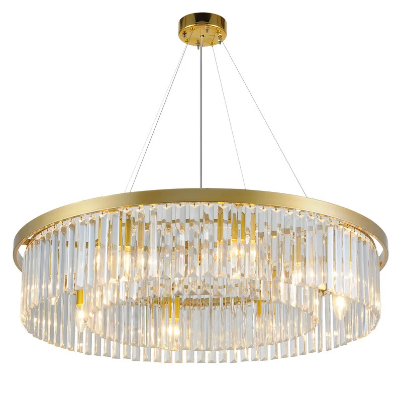 Хрустальная Круглая Люстра для гостиной Европейский Креативный индивидуальный
