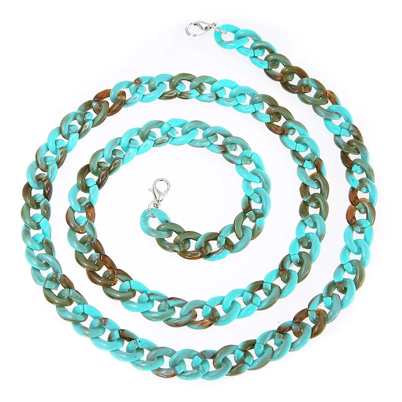 

YEYULIN Face Mask Chain Women Men Acrylic Glasses Chain on the Neck Chic Sunglasses Lanyard Eyeglasses Accessories Mask Necklace