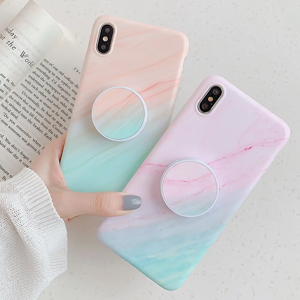 Чехол для iPhone 12 Pro 7 8 Plus 11 XS MAX X мраморный телефонный чехол XR чехлы телефонов