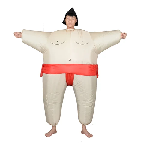Надувной костюм сумо, костюм борец на Хэллоуин, костюм для взрослых/детей, костюм для полных мужчин, костюм для косплевечерние, одежда