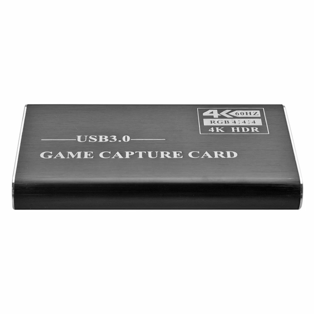 

4K HDMI-compatible Game Capture Card Multi-functional Classic Practical USB3.0 1080P Video Grabber Dongle for Live Streaming