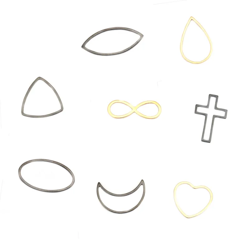 DoreenBeads 304 соединители для рамы из нержавеющей стали Бесконечность Символ
