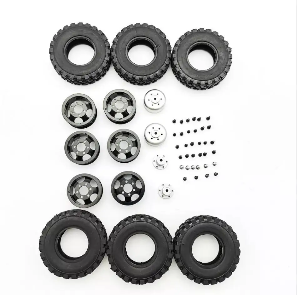 RCtown 4X4 задние двойные колесо радиоуправляемого автомобиля для 1/16 WPL B14 B24 JJRC Q61