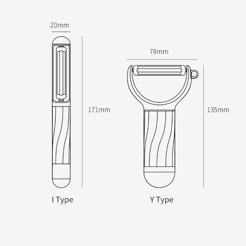 Xiaomi каларского многофункциональный фруктовый овощ-картофель морковь нож для чистки овощей и фруктов Кухня бытовой Высокое качество лезвие стальной скребок