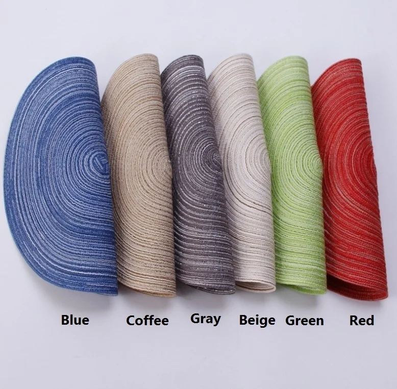 Нордическая хлопчатобумажная пряжа Настольный коврик ручной работы Западный на