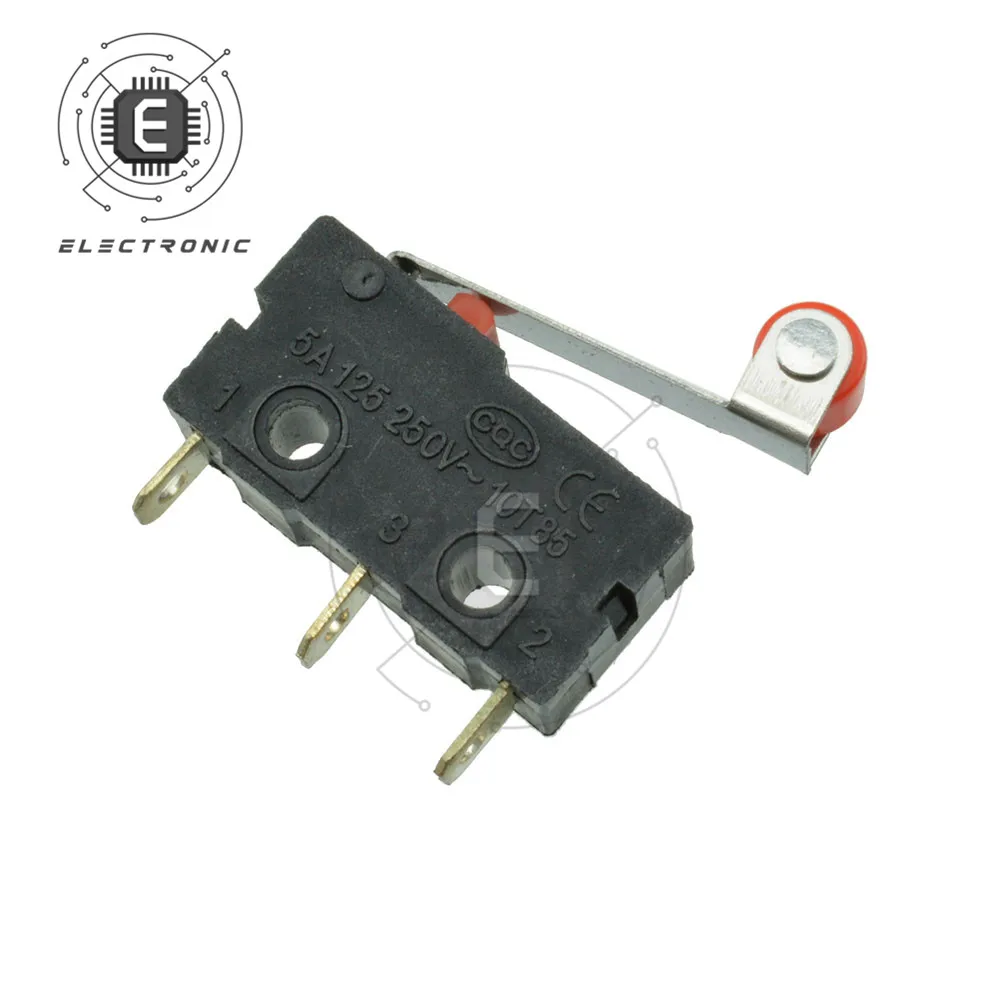 Оригинальный 10 шт./лот KW11-3Z KW12-3 5A 250V тактовый переключатель Микропереключатель с