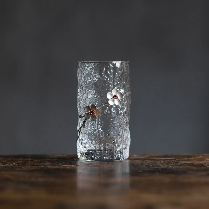 

Japanese Style Teacups Whisky Wine Glass Crystal Cups Beer Glass Wine Cup Drinkware High Capacity Glass Tea Cups