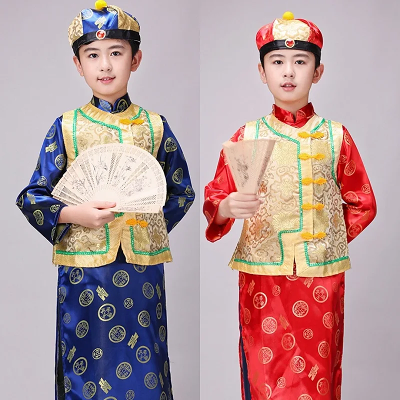 Традиционный китайский костюм Тан детское платье хозяина дома мастера ханьфу