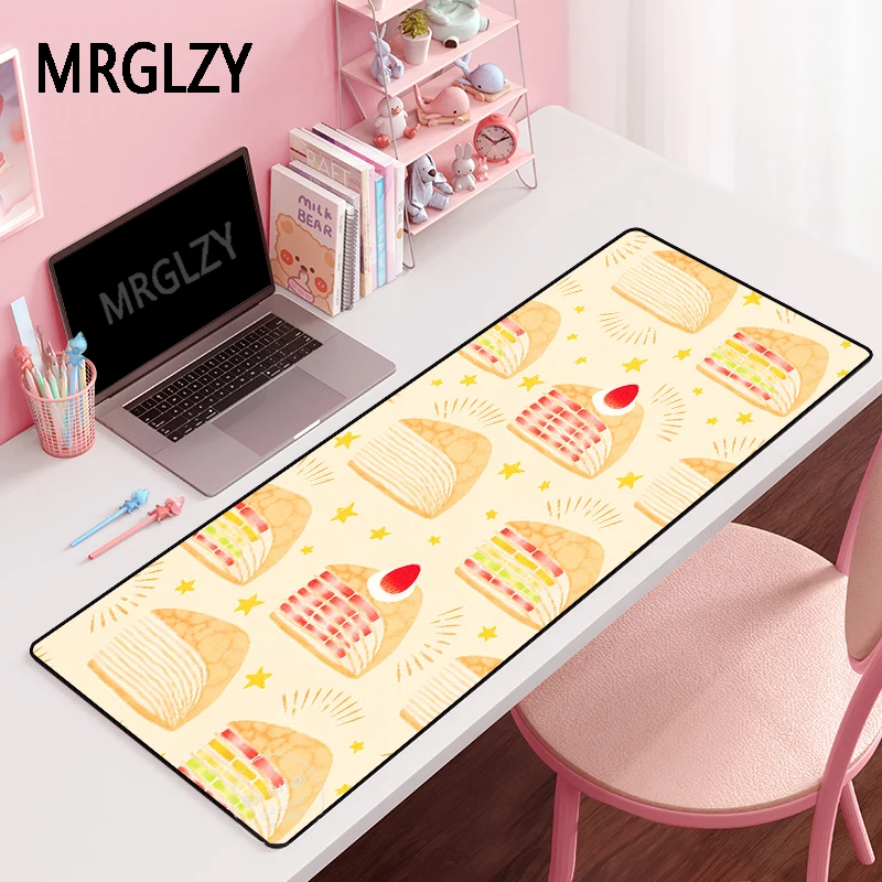 

MRGLZY Drop Shipping Kawaii XXL Mouse Pad Gamer Large DeskMat Computer Gaming Peripheral Accessories Girl Heart MousePad for LOL