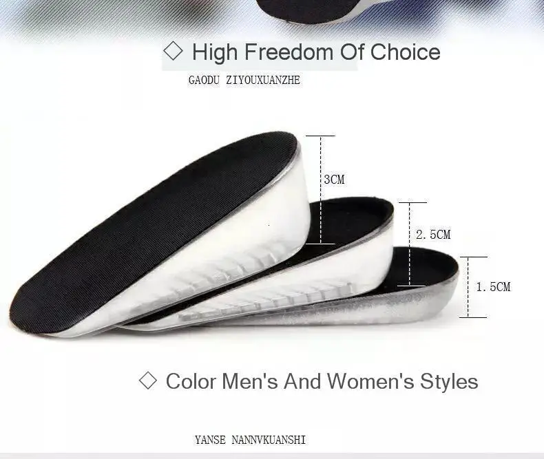 Стельки силиконовые для мужчин и женщин амортизирующие при движении Удобная