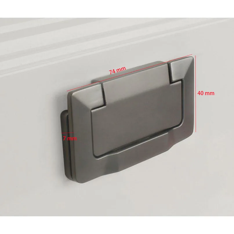 Цинковый сплав мебельная фурнитура для ящиков тянет Скрытая встряхивание ручка