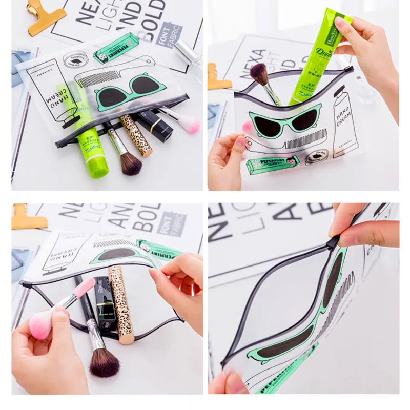 Модная дорожная косметичка для женщин и мужчин ПВХ прозрачные туалетные сумки