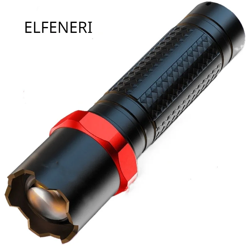 

мощный фонарик аккумуляторный фонарь светодиодный фонарик 18650 Светодиодсветильник вспышка спецназа, ярсветильник, для Дальней стрельбы, п...