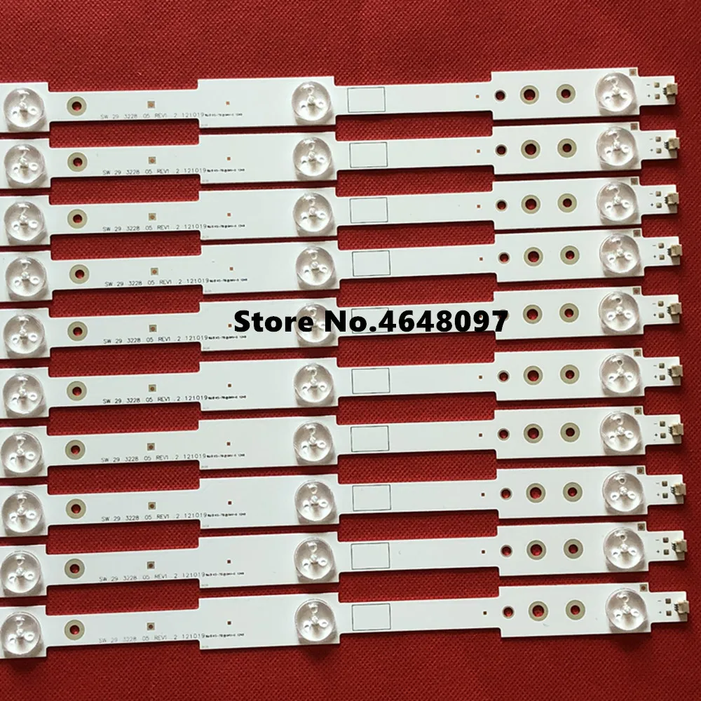 Светодиодные ленты для подсветки Samsung TV SW 29 100 05 REV1.2 3228 5 светодиодов 121019 мм 533 шт.