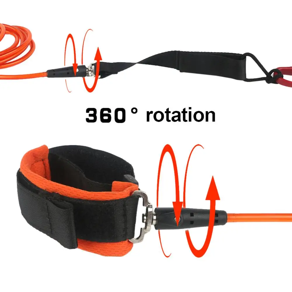 Поводок для серфинга премиум класса 5 мм ТПУ веревка ног Аксессуары поддержка