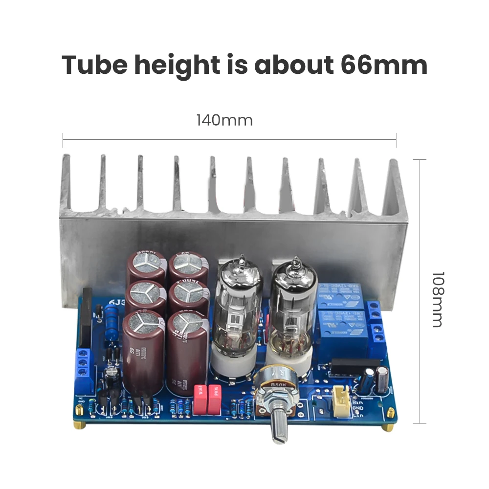 Трубный усилитель AIYIMA 6J3 предварительный Bile Hi Fi LM1875 звуковые усилители 30 Вт