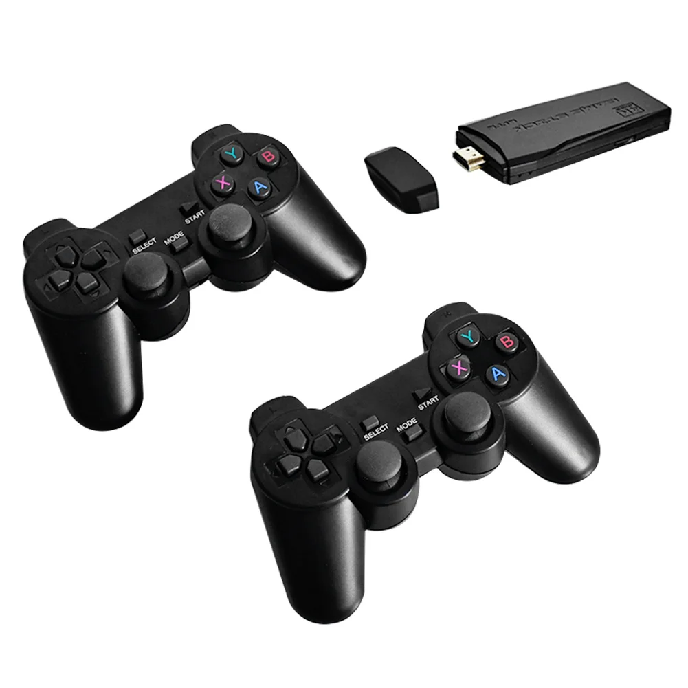 

Игровая консоль Powkiddy, командный комплект, двойная Беспроводная ТВ-команда, ретро, аркадная, 32 ГБ/64 ГБ, 3000 / 10000 Встроенные игры