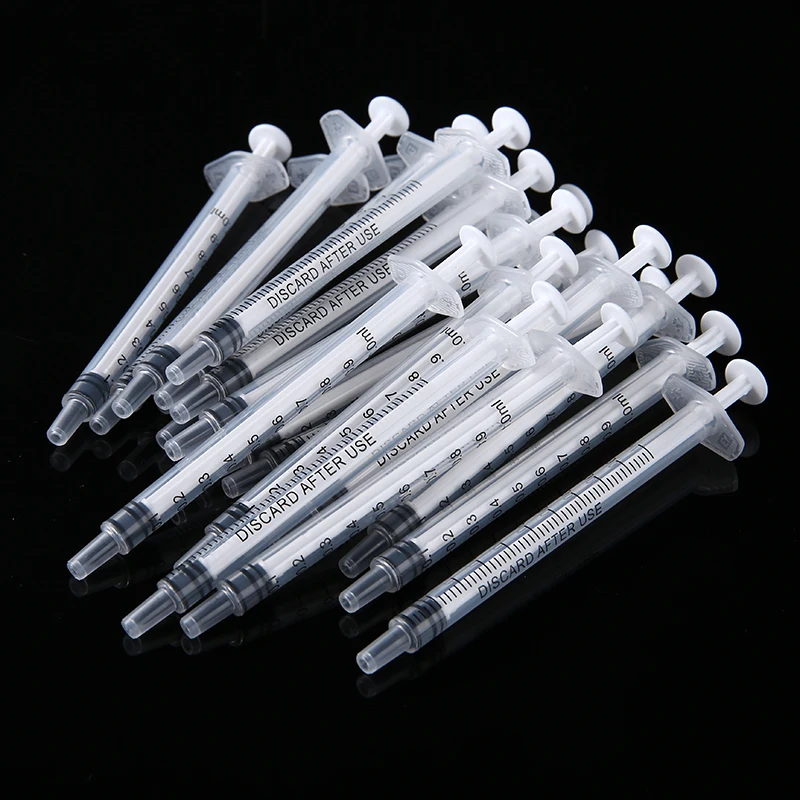 Одноразовый шприц для инжектора 1 мл заправки измерения смешивания жидкостей