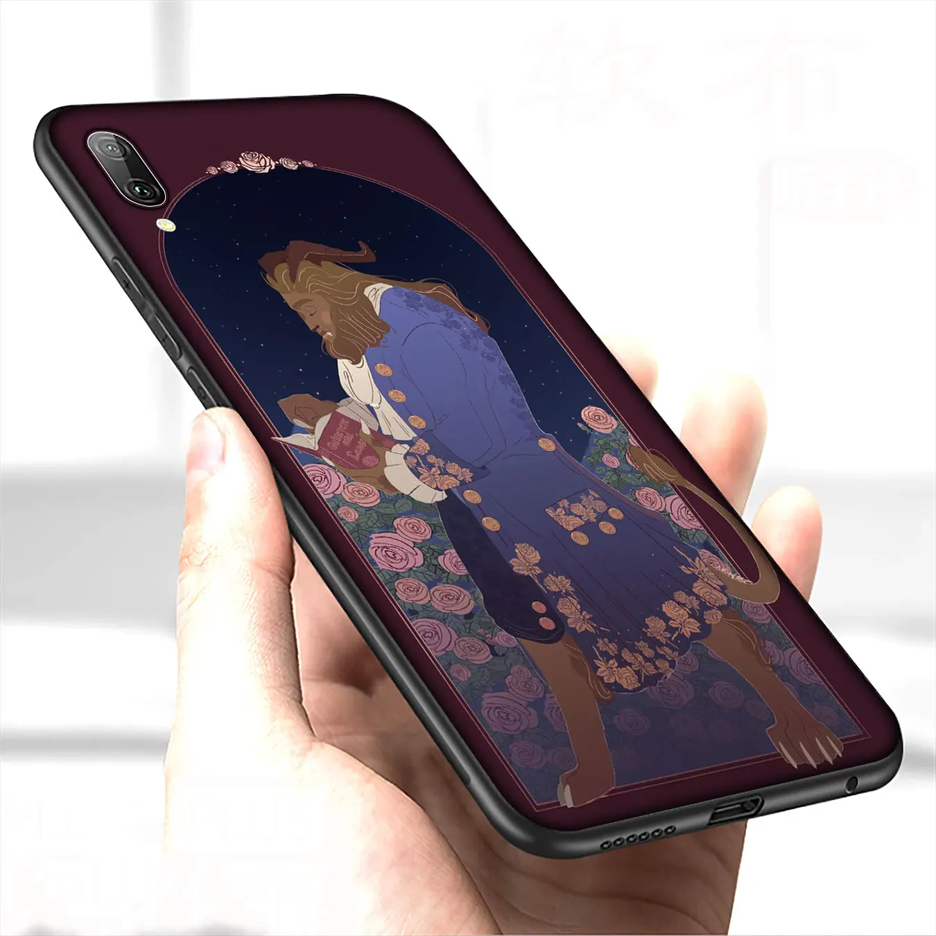 Мягкий силиконовый чехол IYICAO Beauty and the beast для Huawei Y9 Y7 Y6 Prime 2019 Honor 20 10 9 9X 8C 8X 8 Lite 7C 7X 7A