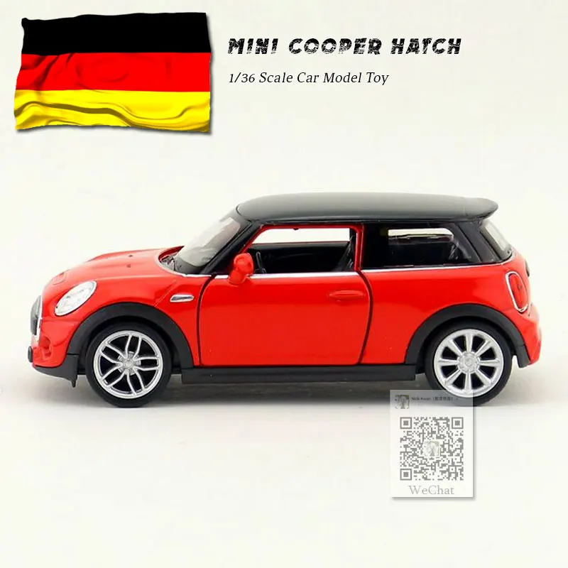 WELLY 1/36 масштаб MINI COOPER HATCH литье под давлением металлическая модель автомобиля игрушка для подарка/детей/коллекции