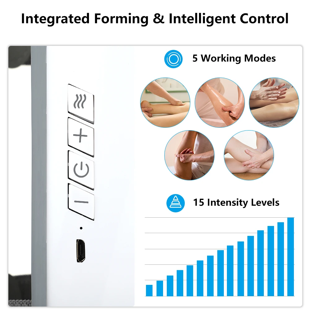 

Wireless Leg Massager Blood Circulation Rechargeable Completely Wrapped Relieve Pain Calf Muscle Fatigue Massage Relaxation