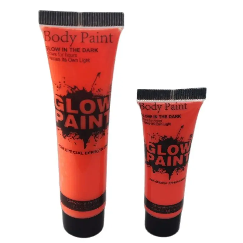 

25ml Glow Paint In The Dark Face Paint Washable Actviated UV None No-Toxic Body Art PromotionList For Party