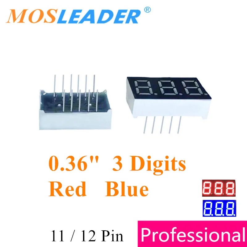 Mosleader 500pcs 3 Digits LED Display 0.36