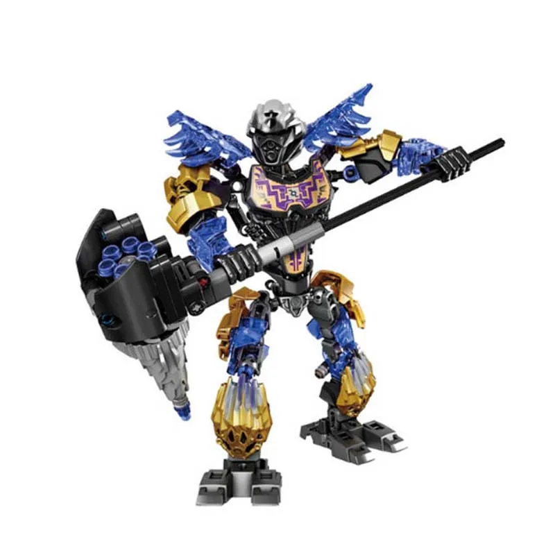 

BIONICLE Series 611 Light of Tahu Fire Figures Building Block Model Boy Toys Compatible with 71308/71309/71310/71311