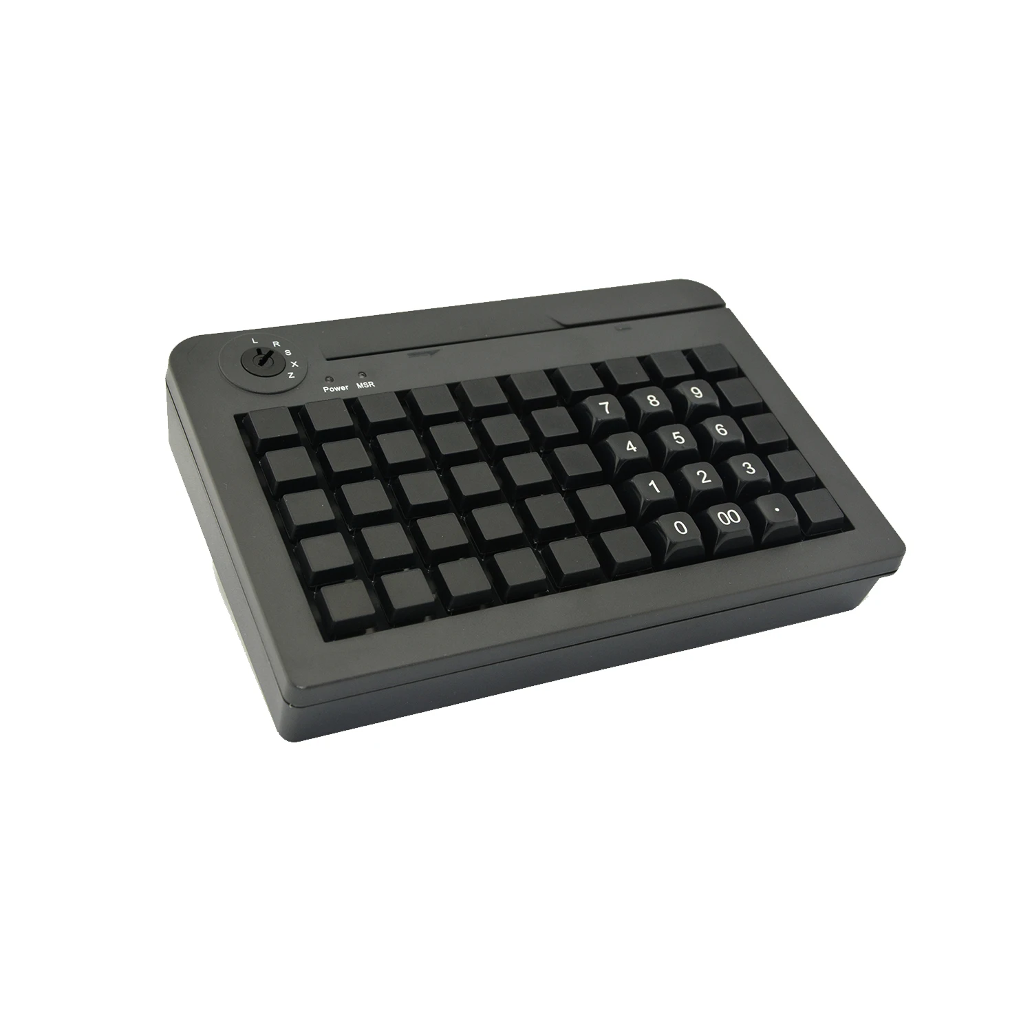 POS Programmable Keyboard Membrane POS 50 Keys Mini keyboard Magnetic card readerSDK Free KB50