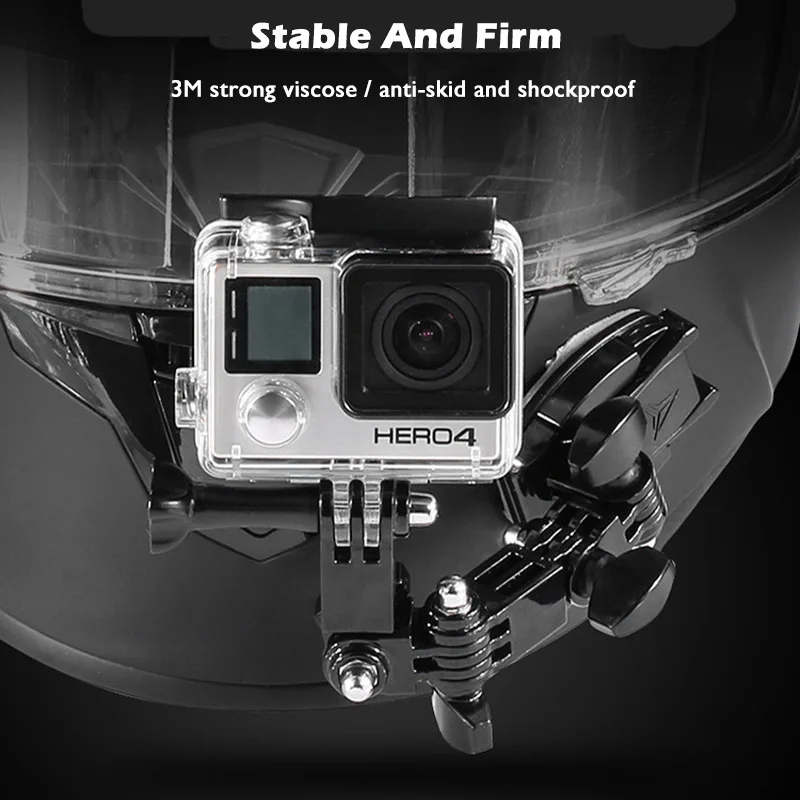 Кронштейн для камера на мотоциклетный шлем GoPro 8 7 6 5 4 3 аксессуары экшн-камер |
