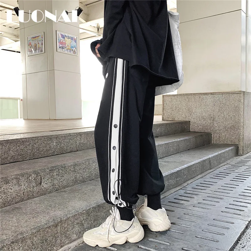 

Vintage Mens Wide Leg Pants Solid Color Cotton Loose Drawstring 2021 Joggers Harem Pants Streetwear Trousers Men M-XXL