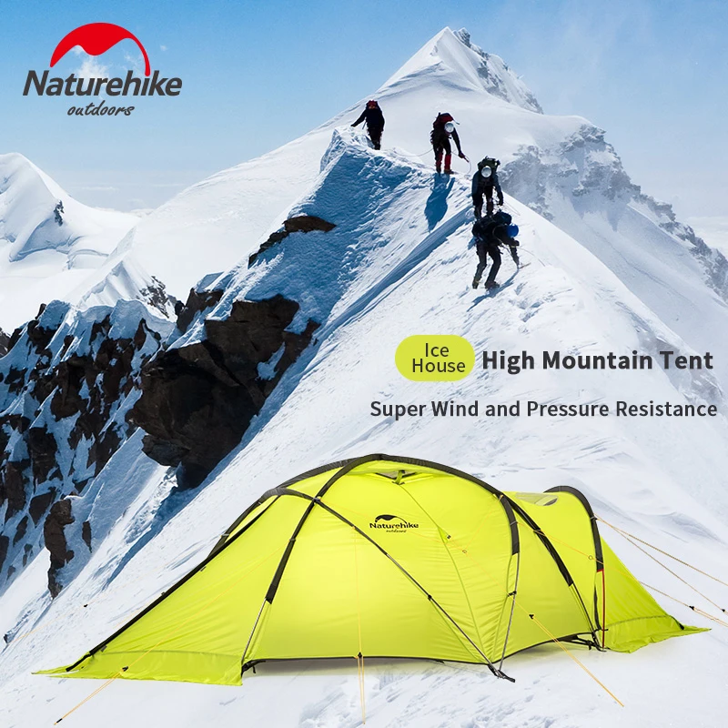 Туристическая палатка Naturehike lgloo2 нейлоновая ветрозащитная и непромокаемая для