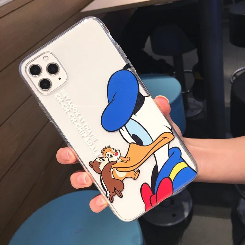 Disney Дональд чехол для телефона Apple IPhone 7 8 SE2 7Plus 8Plus XS Max 11 Pro 12 задней панели