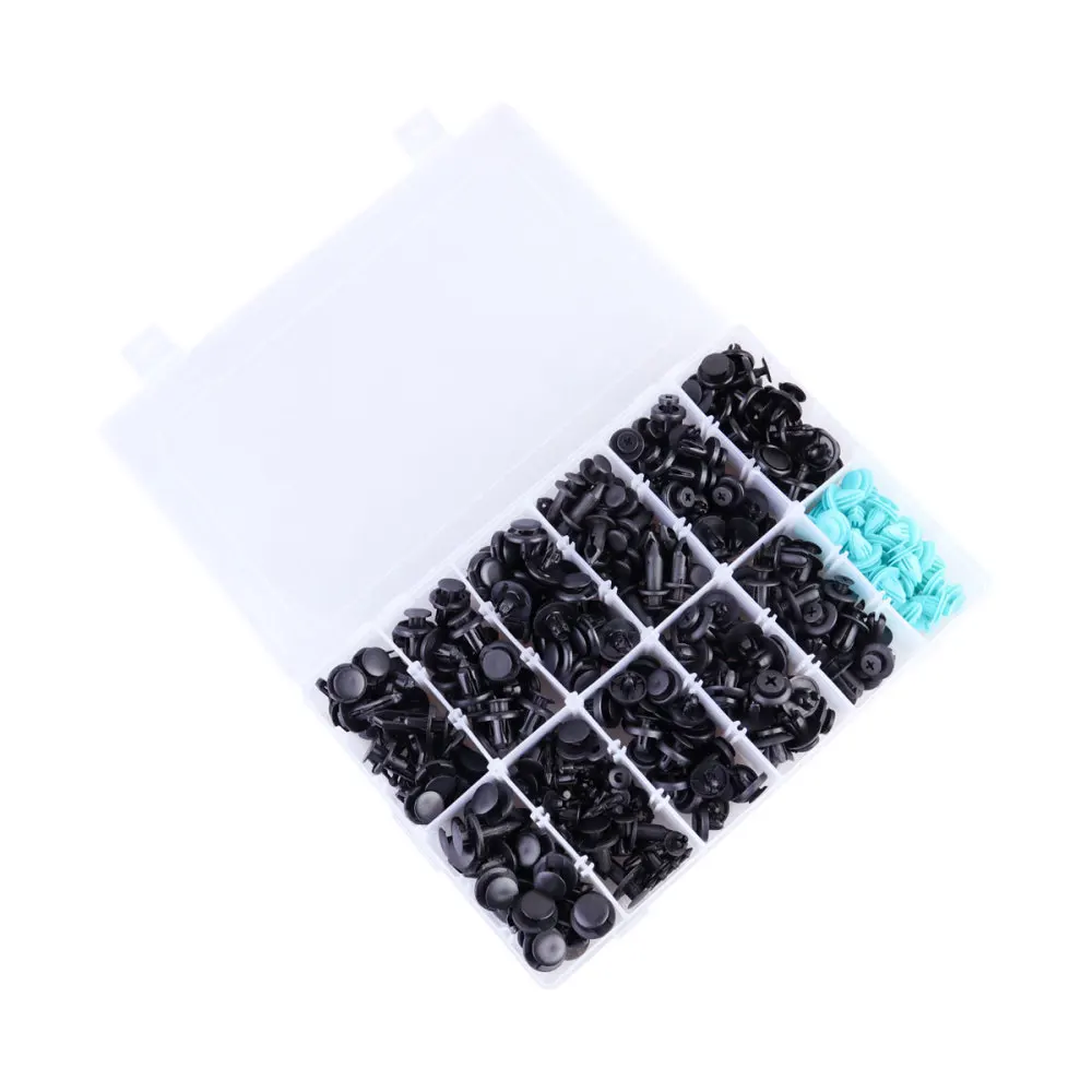 340 шт. Заклепки Крепеж Удобный прочный профессиональный нажимной штифт заклепки