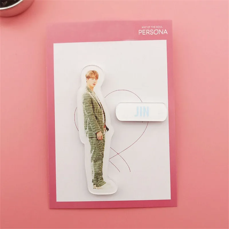 KPOP Bangtan мальчики карта душа Persona JUNG KOOK SUGA J-HOPE JIMIN Броши Булавки значки люби себя FH181