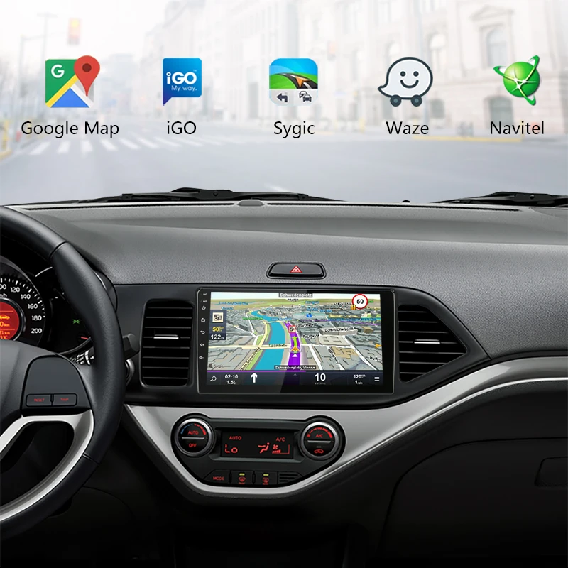 JMCQ Android автомобильное радио для KIA PICANTO Morning 2011-2016 тюнер Автомобильный стерео DSP RDS