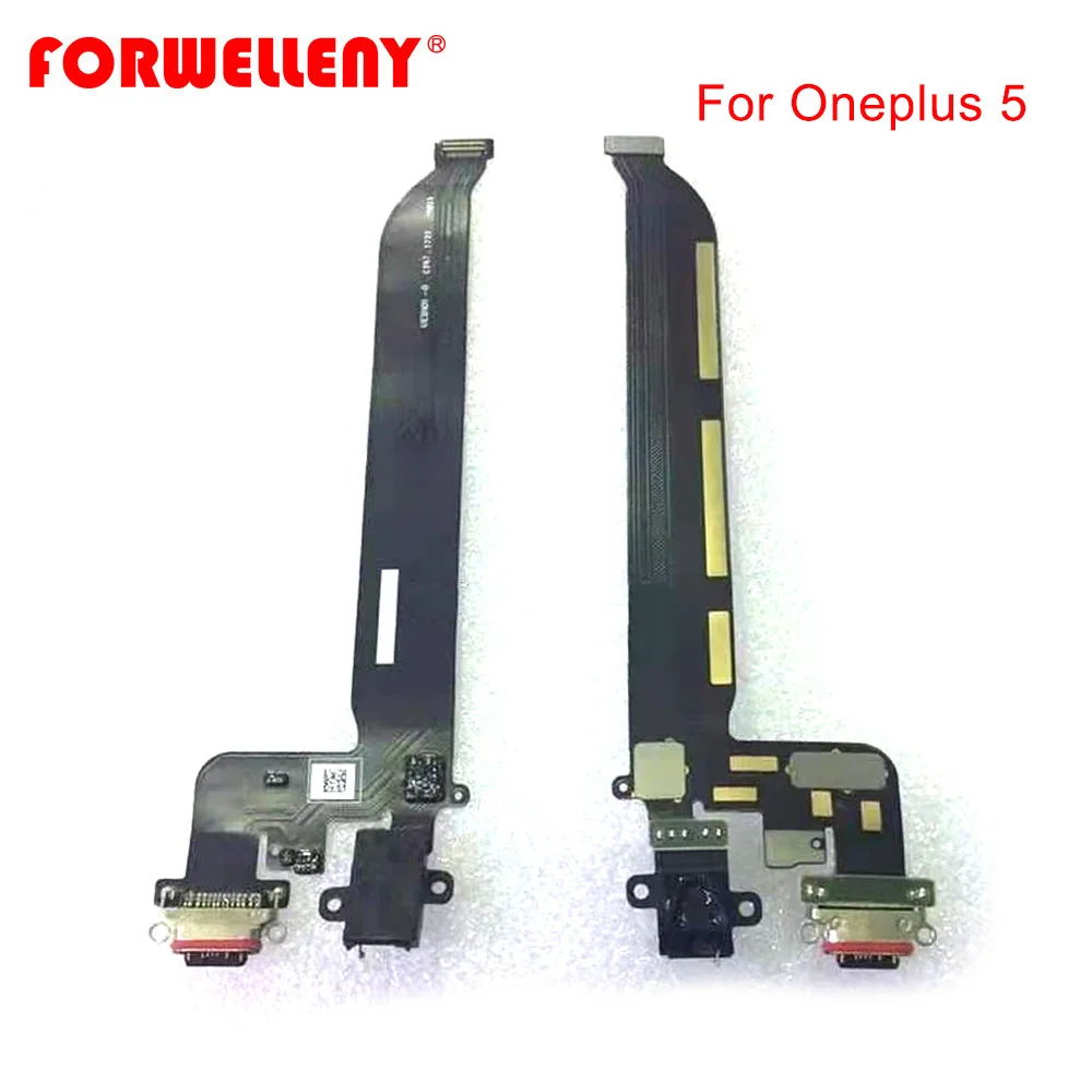 Для oneplus 5/5T USB Type C зарядная Плата запасные част с микрофоном разъем для наушников