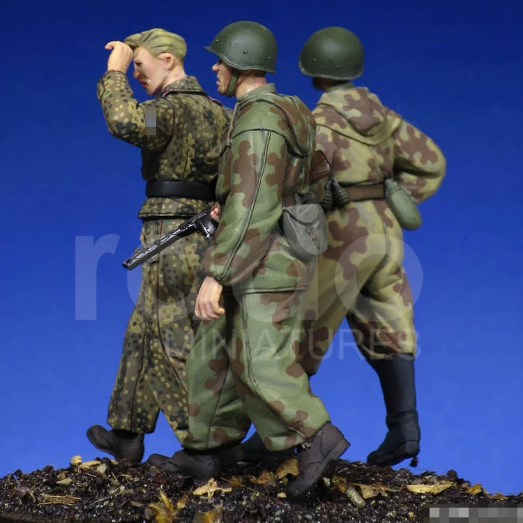 1/35 советский солдат WW2 смоляная модель солдата GK военные темы разобранный и