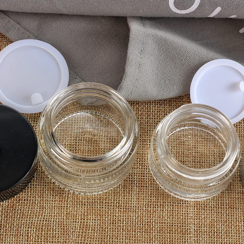 10 шт. прозрачный дорожный мини крем Парфюмированный Лосьон стеклянная банка