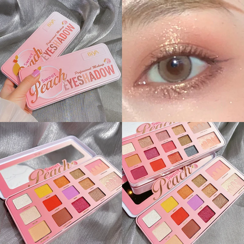 

12 Colors Duo-Chrome Glitter Shimmer Matte Eyeshadow Palette Metallic Shiny Holographic Pigmented Makeup Eyes Shadow Pallete