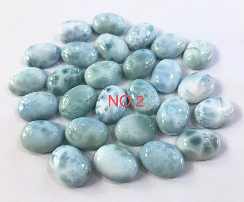 100% натуральный Ларимар 12*16 мм овальный камень Кабина кольцо лицо кулон 2 шт./лот