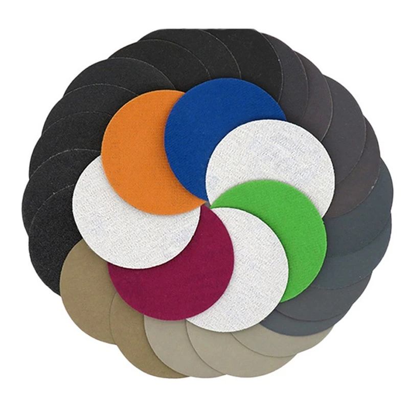 

100Pcs 3In/75mm Waterproof Sanding Discs Hook & Loop Sandpaper 320 400 600 800 1000 1500 2000 3000 5000 10000 Abrasive