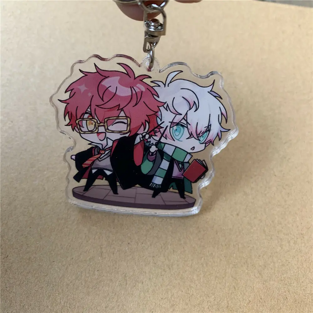 Аниме Mystic Messenger Saeran Seayoung брелок ремешок фигурка двусторонний 6 см акрил|Брелоки| |